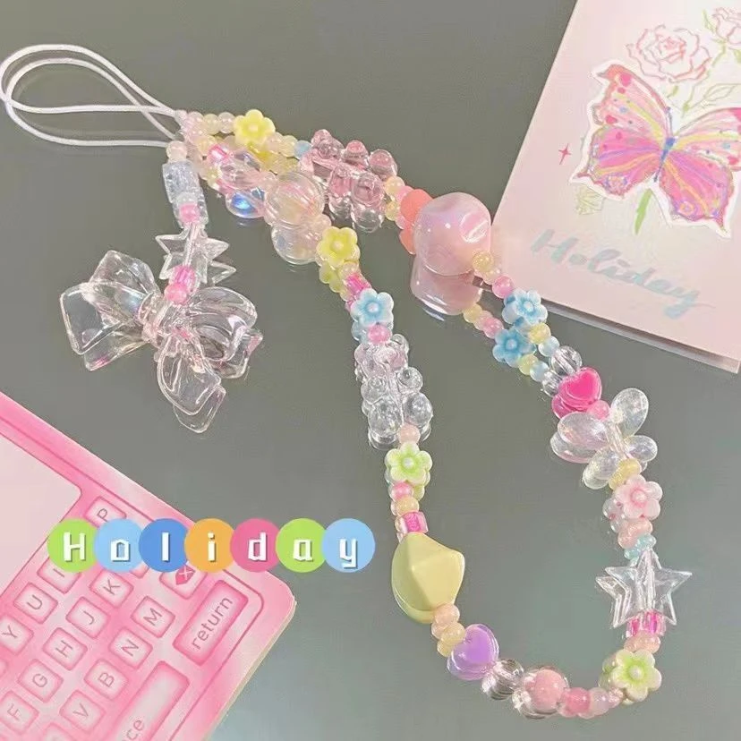 直播间福袋款式随机手工DAY通用可爱少女彩色ins小清新手机壳链条