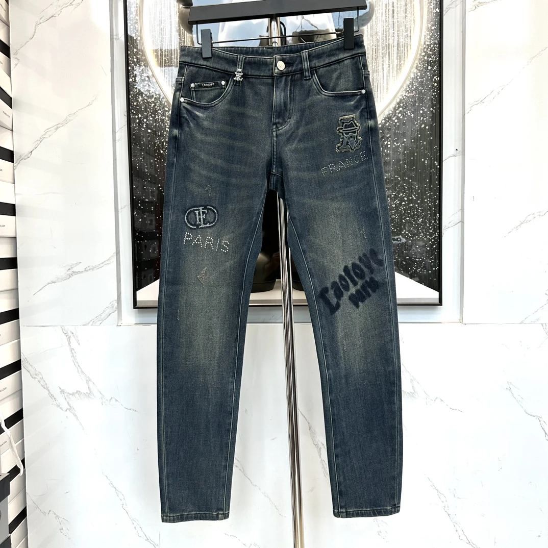 【爷牛仔裤】24新款秋冬休闲时尚百搭舒适男士牛仔裤子潮流牛仔裤