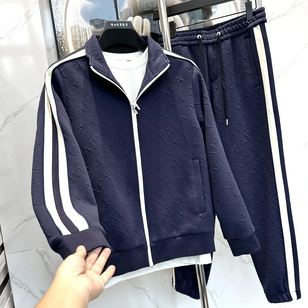 【卡珀拉套装】24年秋冬季男士时尚休闲运动套装百搭潮流韩版修身