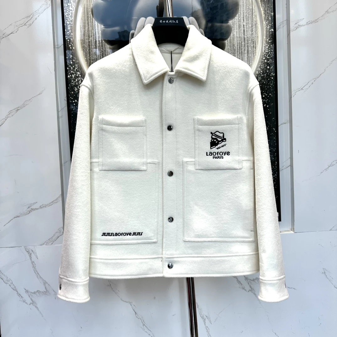 【爷外套】24年秋冬新款时尚休闲百搭男士休闲羊毛男装夹克外套潮流