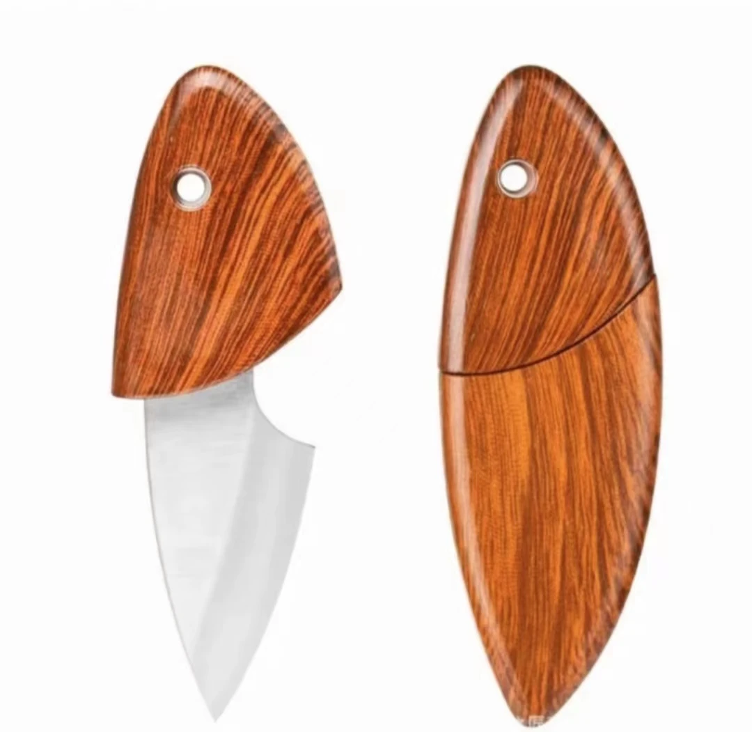 牧野精工小肥臀木鱼小刀户外外出小刀