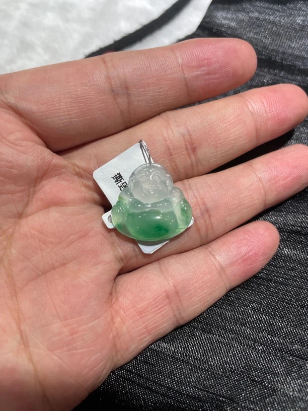 天然非洲翠小佛公