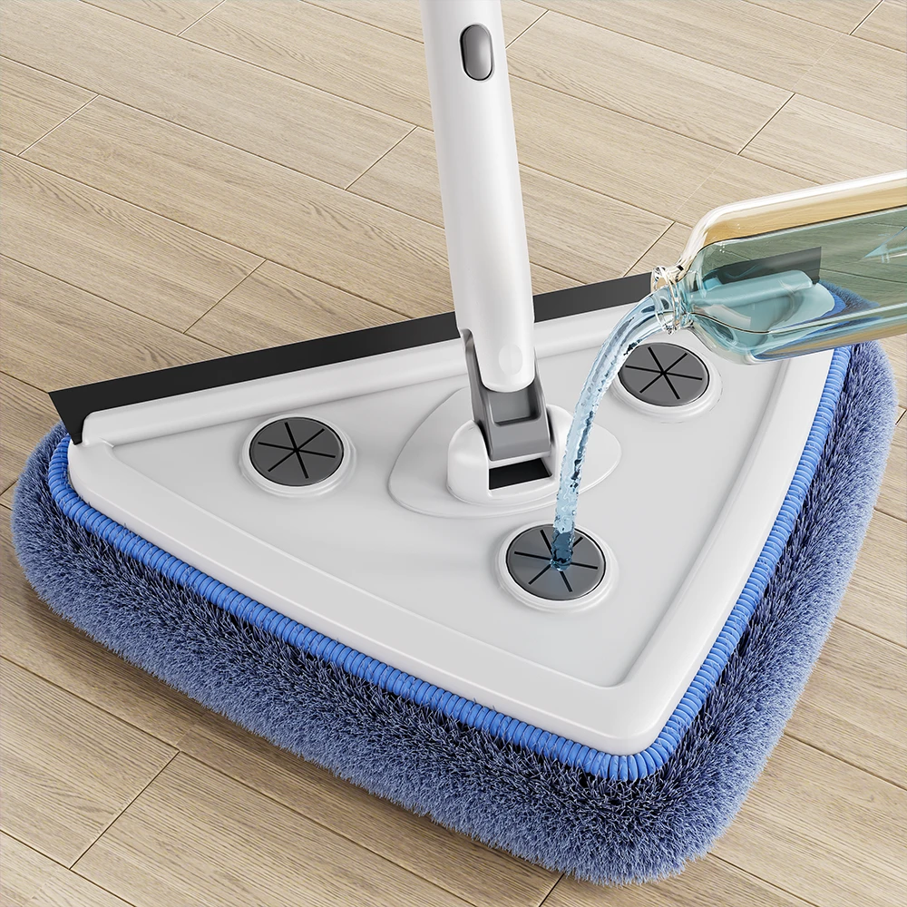 三角拖把除尘家用天花板擦玻璃清洁神器伸缩杆擦墙面窗户免手洗