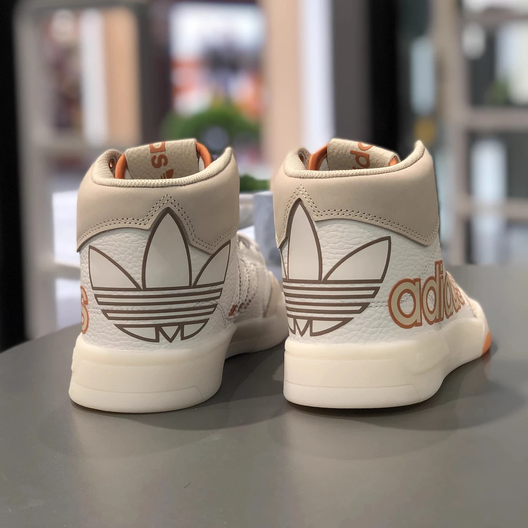 Adidas阿迪达斯三叶草女鞋新款高帮潮流运动休闲鞋时尚板鞋GW9534