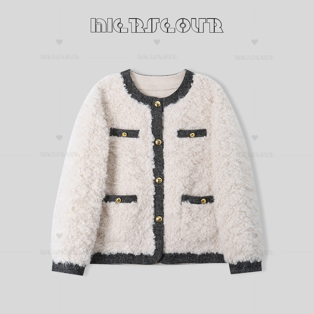 时尚设计感毛绒外套8863395