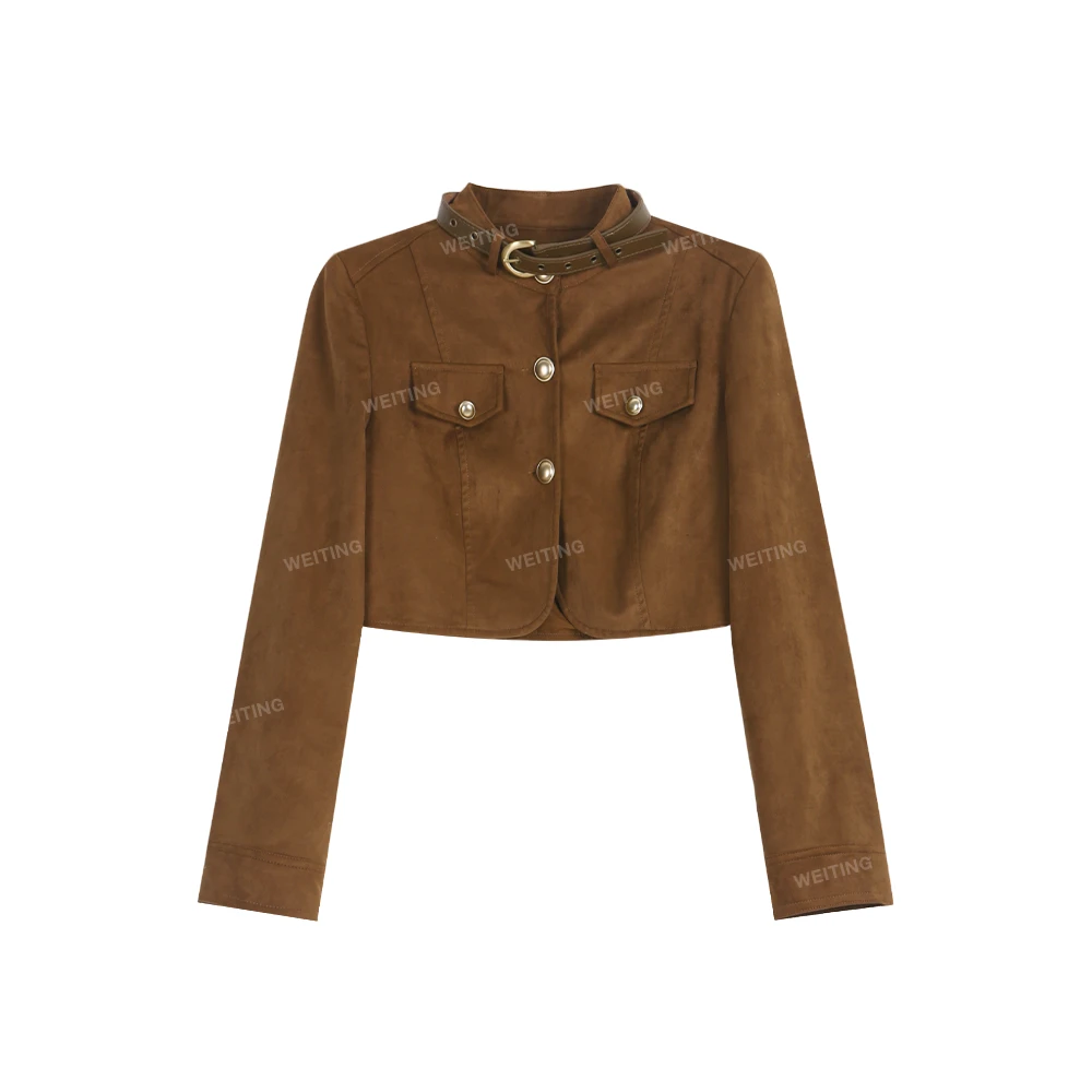 秋季新款气质时尚小众轻奢设计师女长袖套装1831170