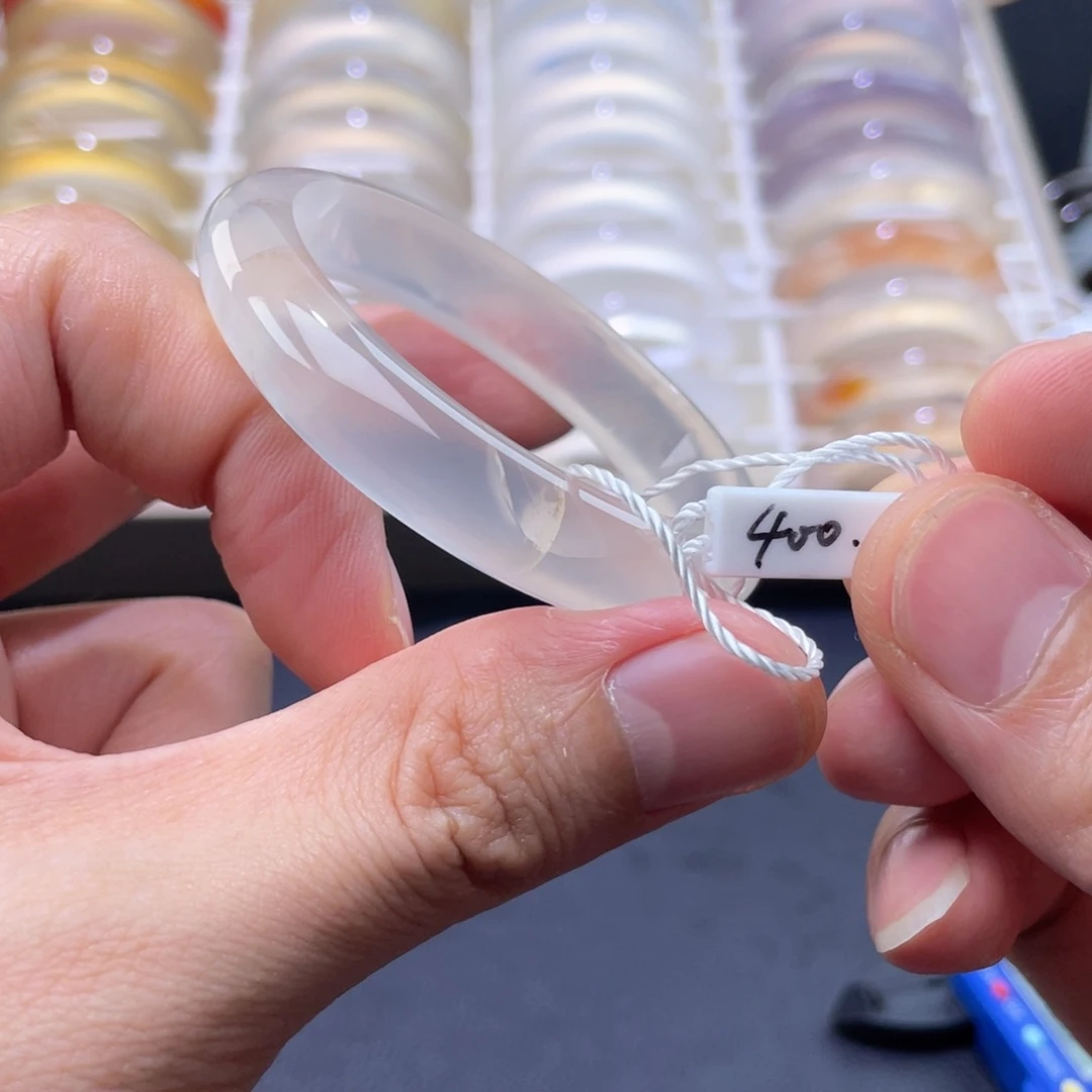 玛瑙/玉髓手镯未镶嵌热**下51.5*11.5*6.5