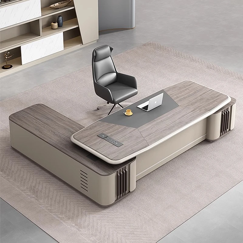 领导办公桌总裁桌老板桌烤漆大班台办公室经理桌主管桌椅组合