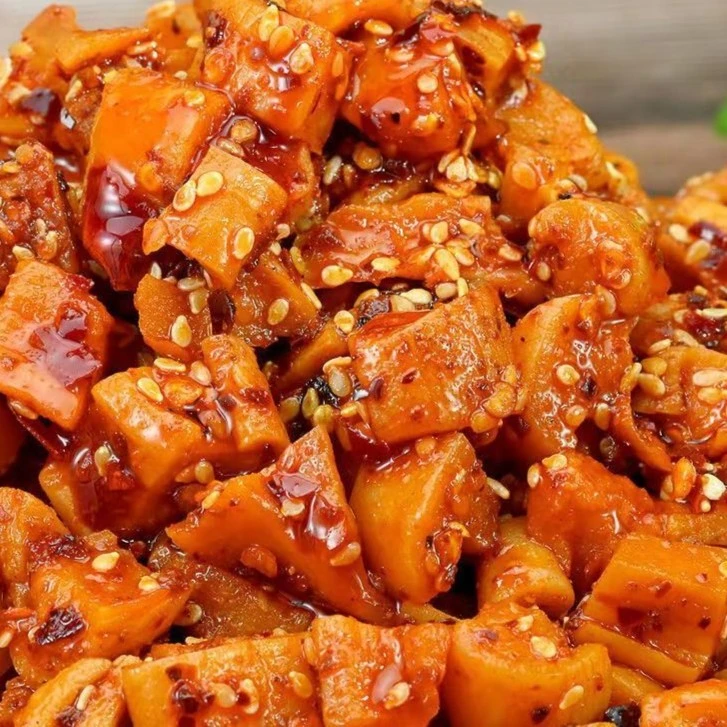 麻辣脆萝卜干正宗香辣开胃即食萝卜丁辣椒酱咸菜榨菜下饭菜200g