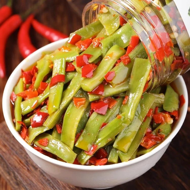 湖南特产超脆嫩贡菜新鲜剁椒响菜咸菜下饭菜即食拌饭拌面罐装238g