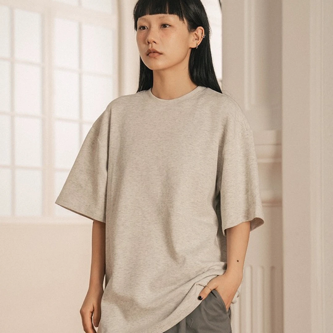 haonantadiei/浩南他叠 重磅china优质面料纯色短袖圆领T恤舒适