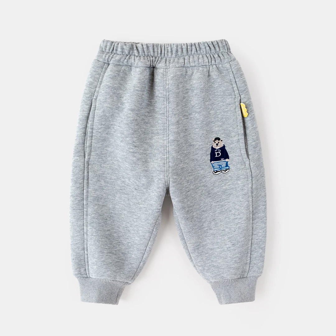 秋冬卫裤儿童长裤女童打底春季小童嘟嘟童装宝宝阔腿喇叭工装