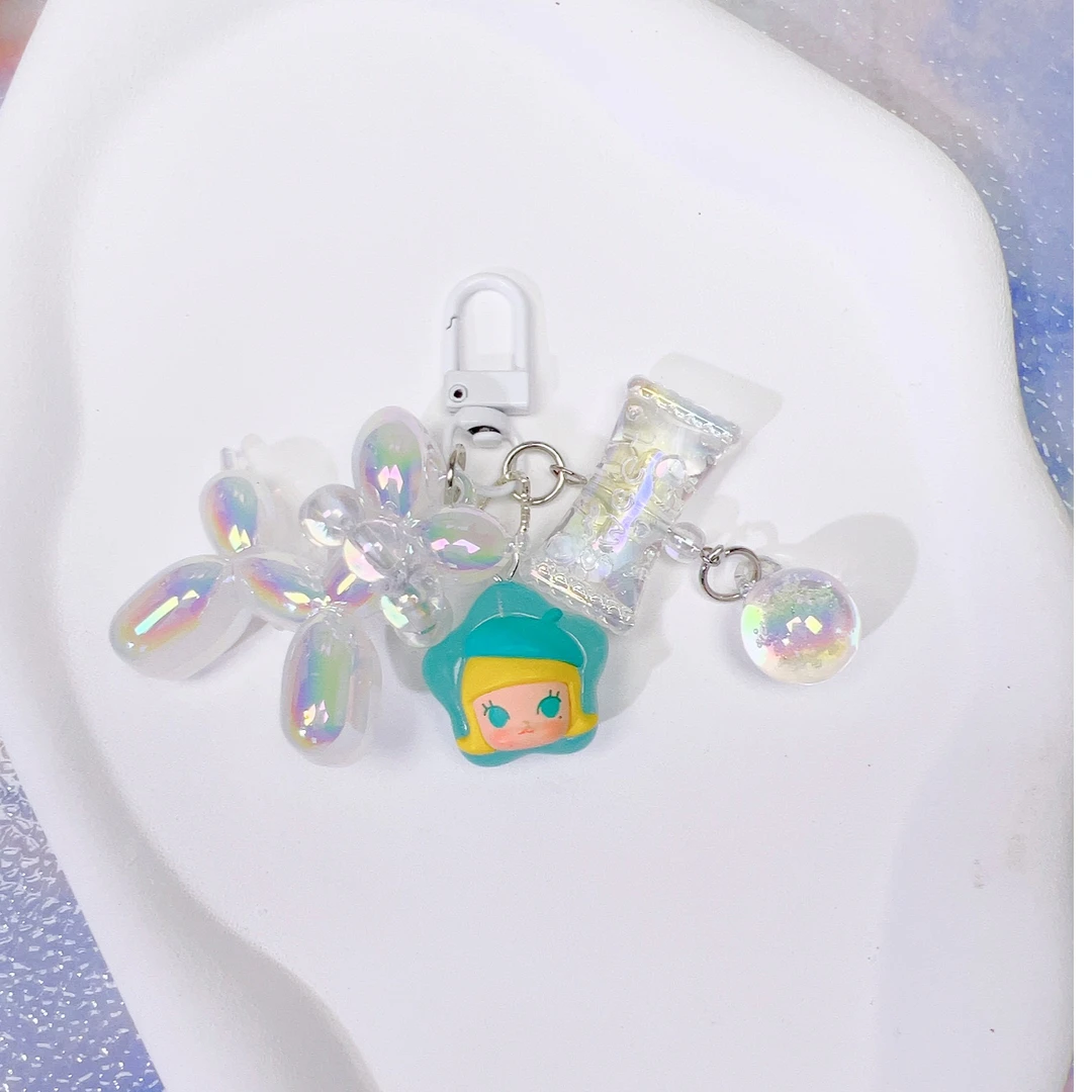 （拆盒）正版萌粒系列钥匙链盲袋