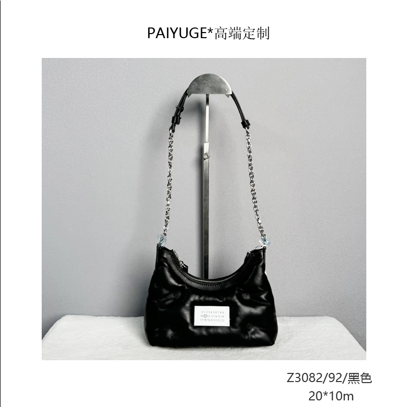 Z2080/M92/黑色 高端定制时尚女士手提包单肩包斜挎包1441孤品