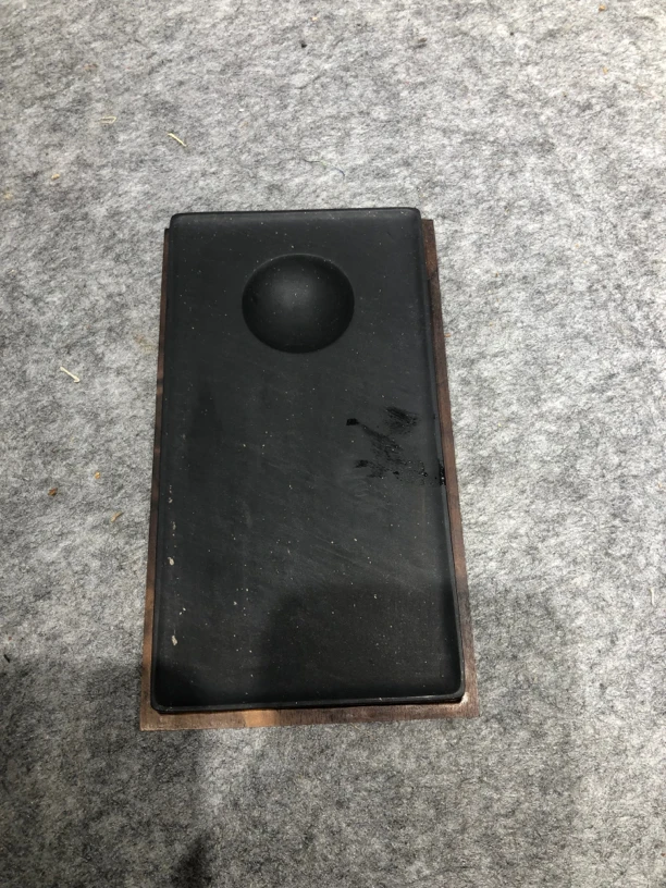 正宗老坑金星明月砚一方