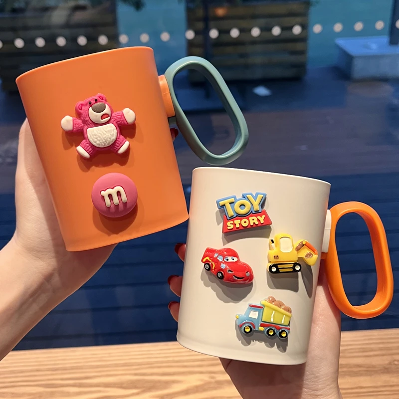 可爱草莓熊儿童漱口杯子家用一对高颜值刷牙杯牙缸情侣网红洗漱杯