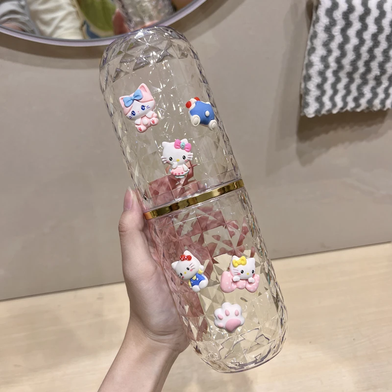 三合一旅游便携式漱口杯牙膏牙刷收纳盒情侣住酒店高颜值轻奢牙缸