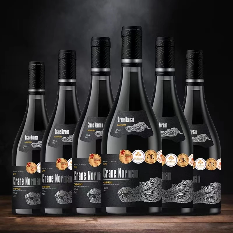 克兰诺曼16°卡巴戴斯金奖干红葡萄酒750ml*6支礼盒装