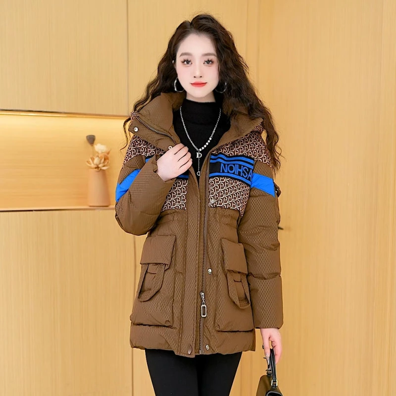 【羽绒服】冬季白鸭绒羽绒服百搭新款时尚气质休闲保暖外套女小个子