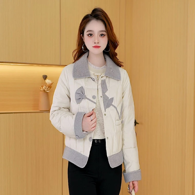 【羽绒服】冬季白鸭绒羽绒服百搭新款时尚气质休闲保暖外套羽绒服