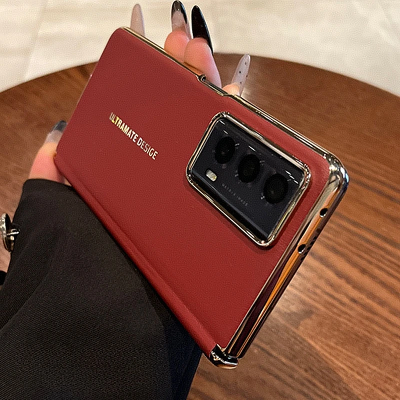 无前框中轴后壳适用于荣耀magicvs2中轴铰链全包V2超薄防摔手机壳