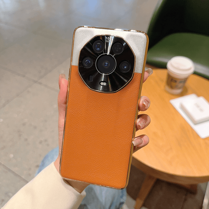 适用荣耀magic4手机壳magic4pro女款全包防摔时尚拼接撞色防摔壳