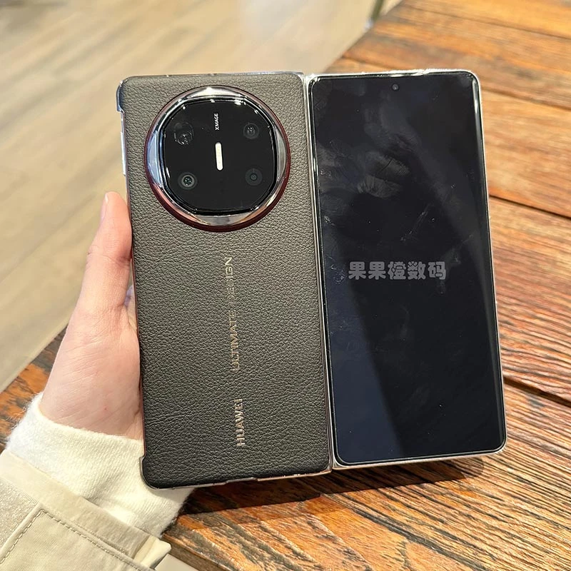 适用华为matex6手机壳超薄X6保护套后盖式高档素皮无边硬壳典藏版