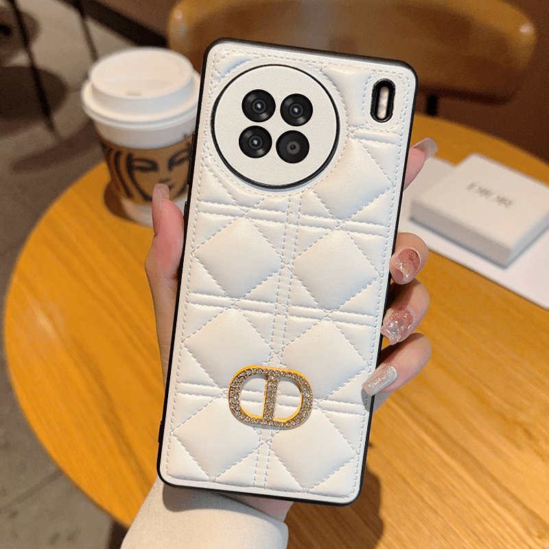 【vivo】CD小香标皮质vivox90女x90s大牌高级感x90pro手机壳x90pro+