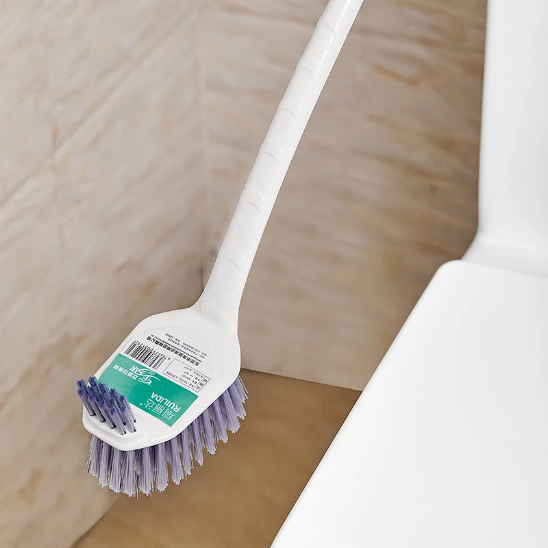 长柄马桶刷双面胶丝马桶清洁蹲坑无死角清洁刷壁挂蹲便器厕所刷子