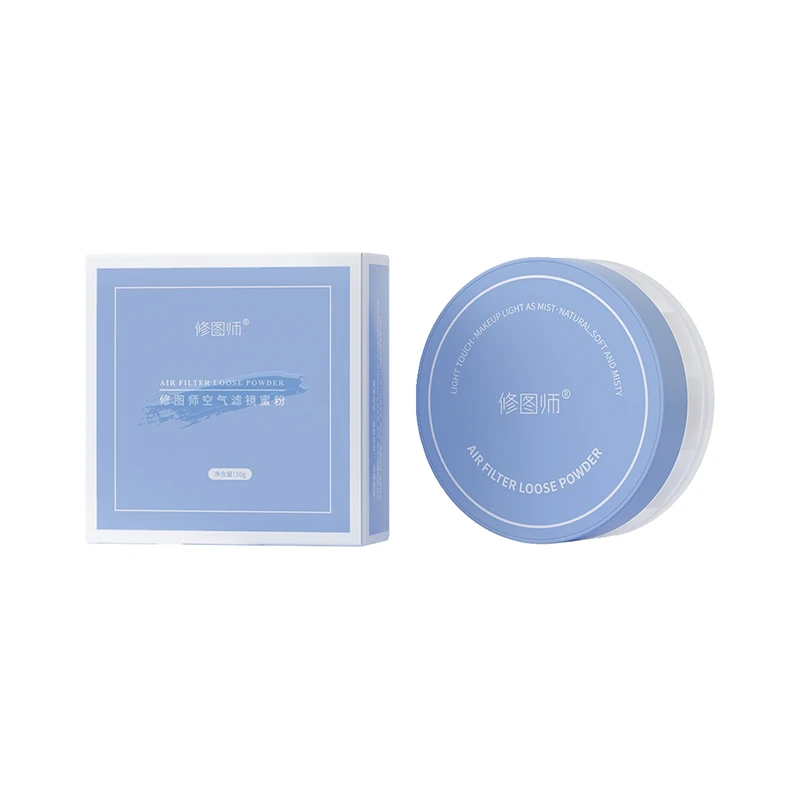 修图师空气滤镜蜜粉 控油持久不脱妆 细腻清透不卡粉柔焦隐匿毛孔
