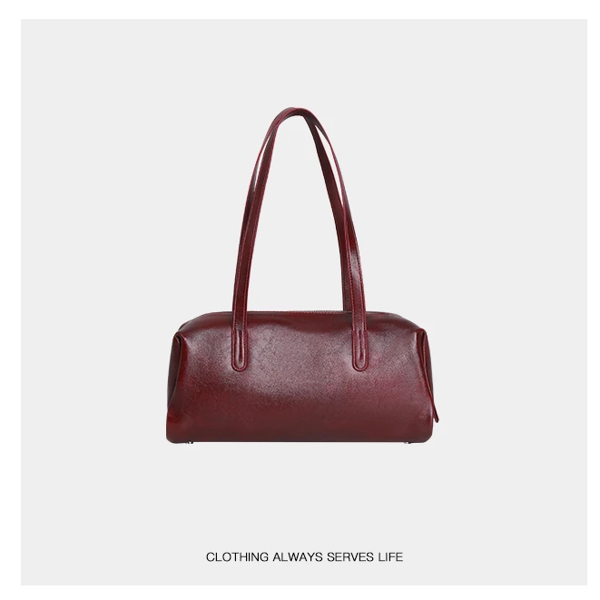 【JIANGWEN】波士顿包腋下包包秋冬百搭大包单肩包通勤大容量