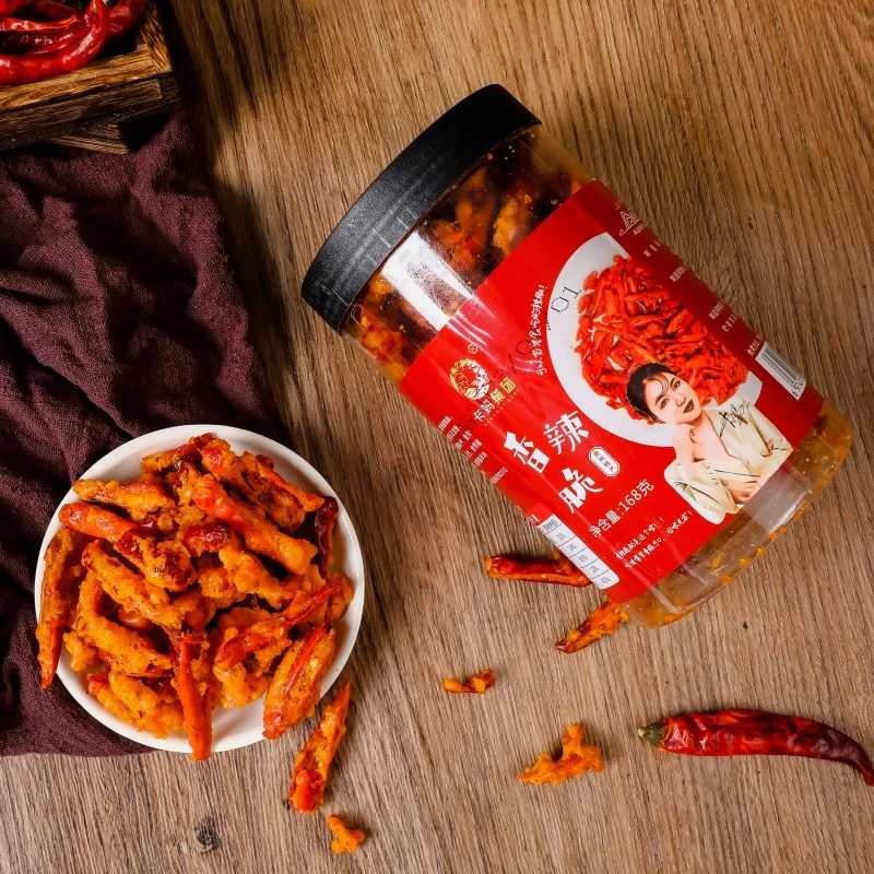 贵州卡妈特产脆辣椒香辣脆精选辣椒制作下饭菜而成168g*2瓶