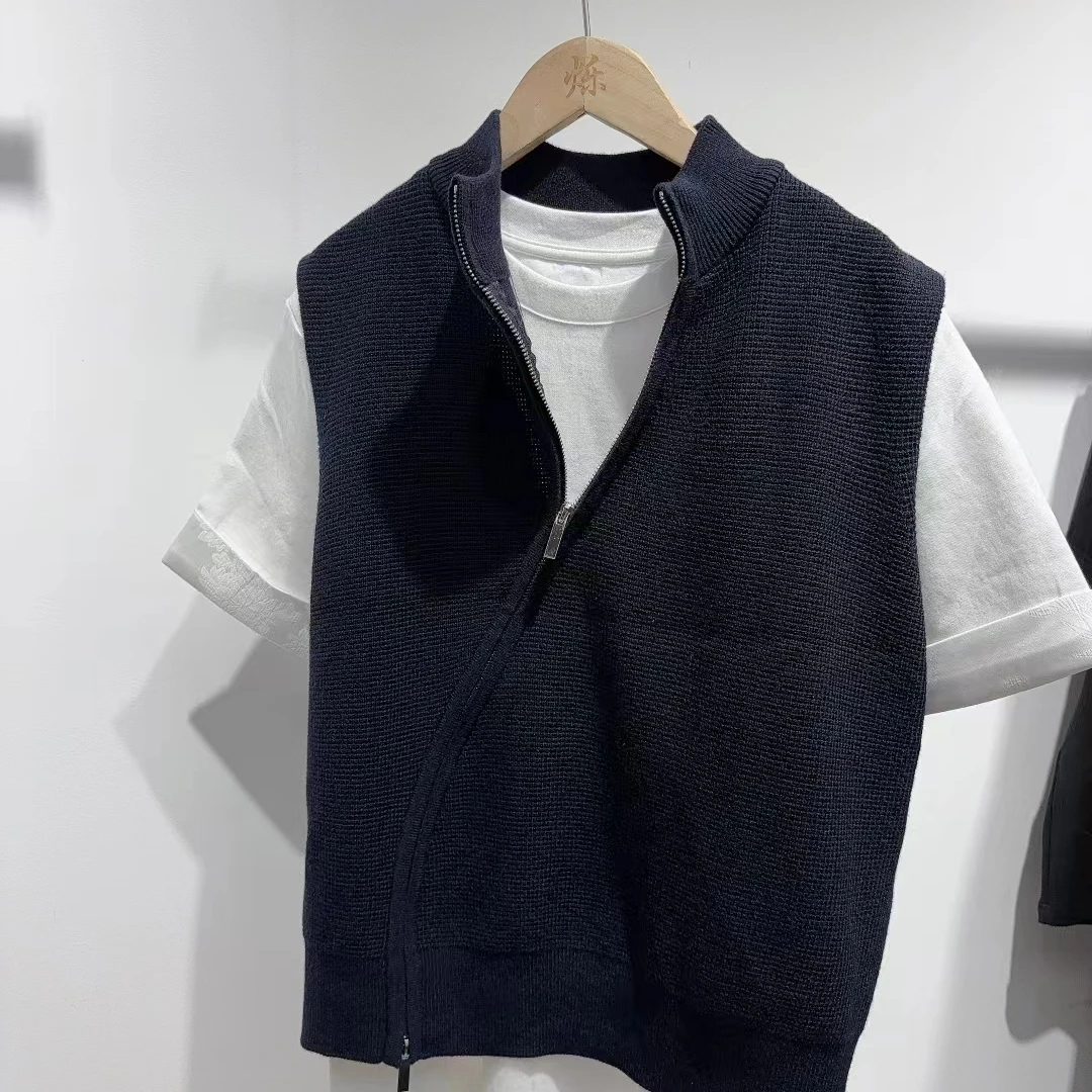 春秋斜链 个性设计款马夹（祐祐女装）