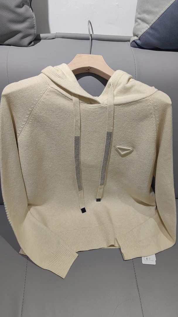 国产连帽宽松休闲高弹毛衣(祐祐女装)