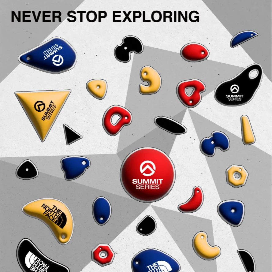【直播浮力】TheNorthFace北面岩点贴纸-立体（勿拍）