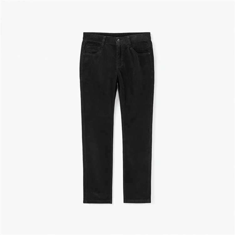 海澜优选秋冬休闲百搭修身经典舒适保暖灯芯绒口袋简约休闲裤裤子