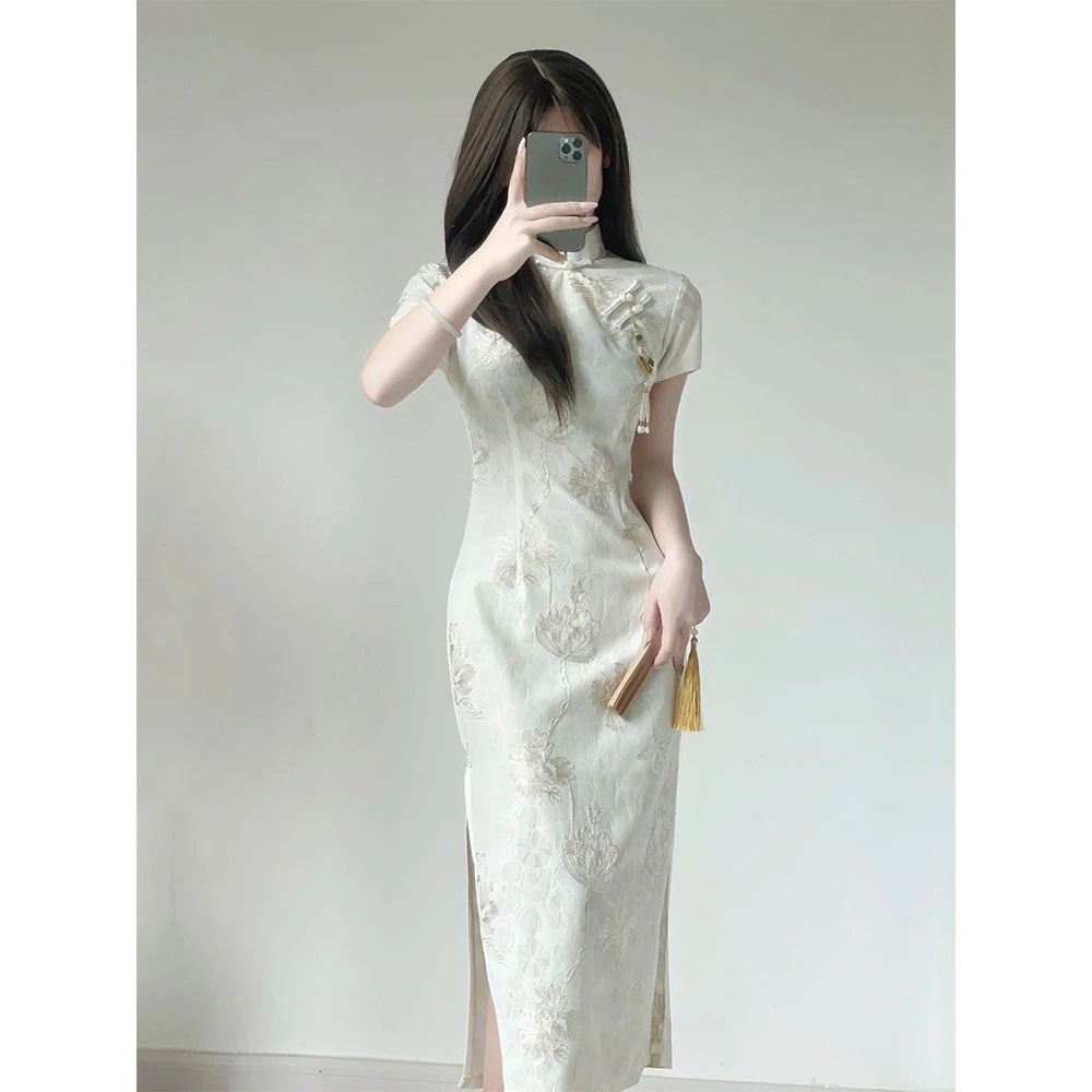 旗袍民国风大小姐2023新款改良版连衣裙气质高端年轻款少女新中式