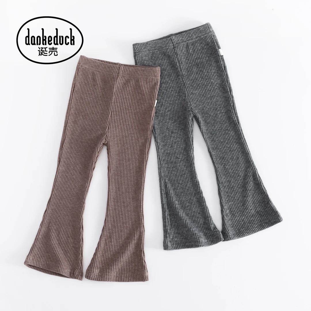 W-40620-女童时尚秋款百搭长时尚韩版喇叭休闲裤