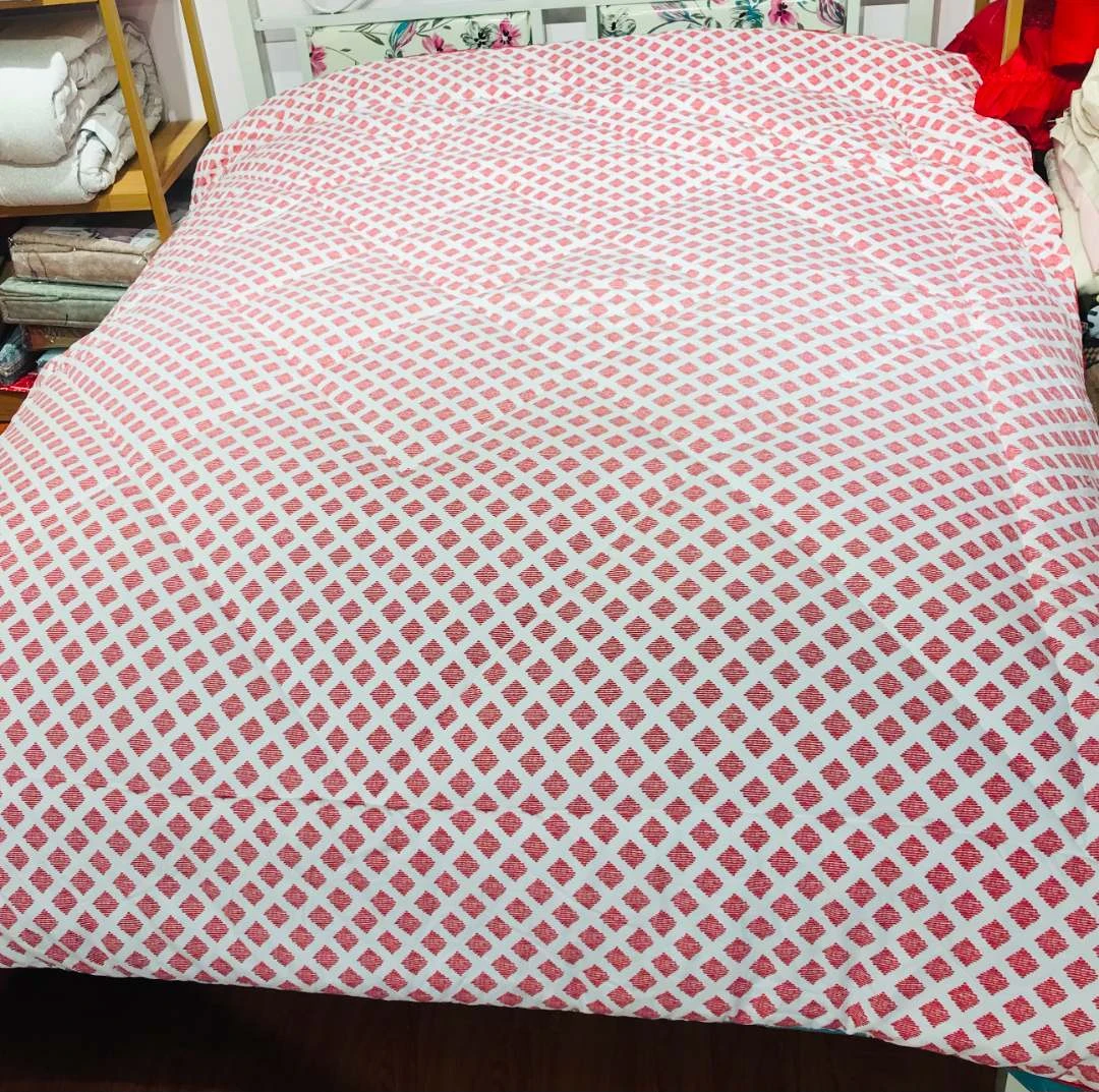 艾维丝百年好合婚庆被200*230cm柔软舒适贴身保暖格子