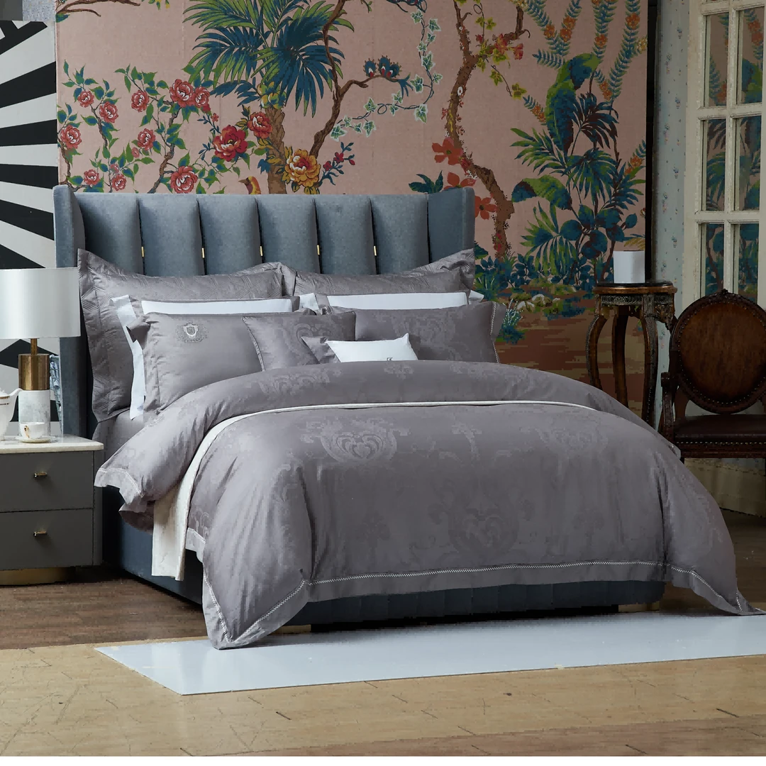 【专柜同款】富安娜轻奢高端长绒棉提花简约欧式舒适套件圣地亚哥