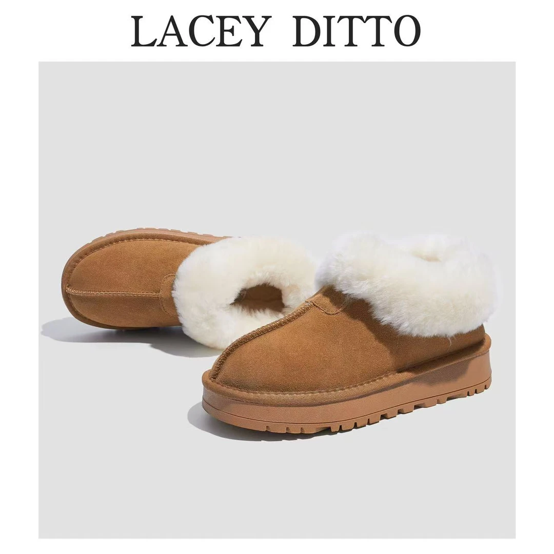 LaceyToDitto 2024 11/3厚底牛皮雪地靴