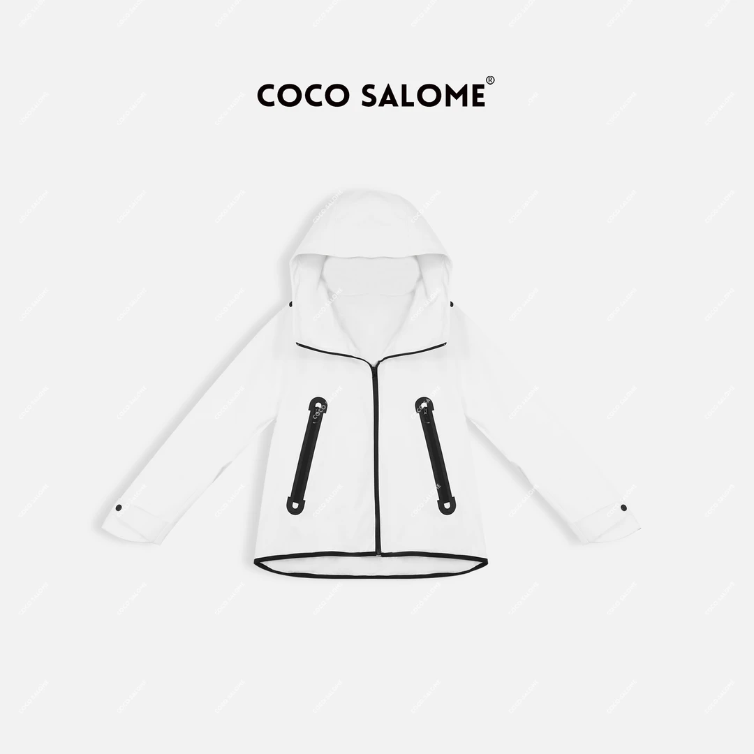 COCO SALOME①【寒风终结者】入秋时尚洋气女装休闲通勤风衣外套5806