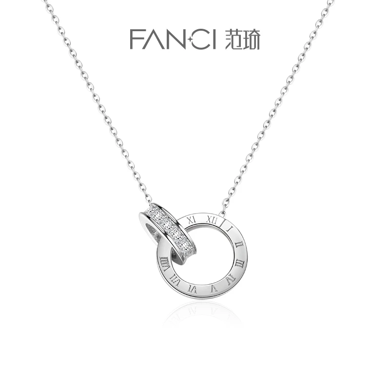 FANCI/范琦 坠链均925银 臻选 时光恋人项链 小众轻奢七夕礼物