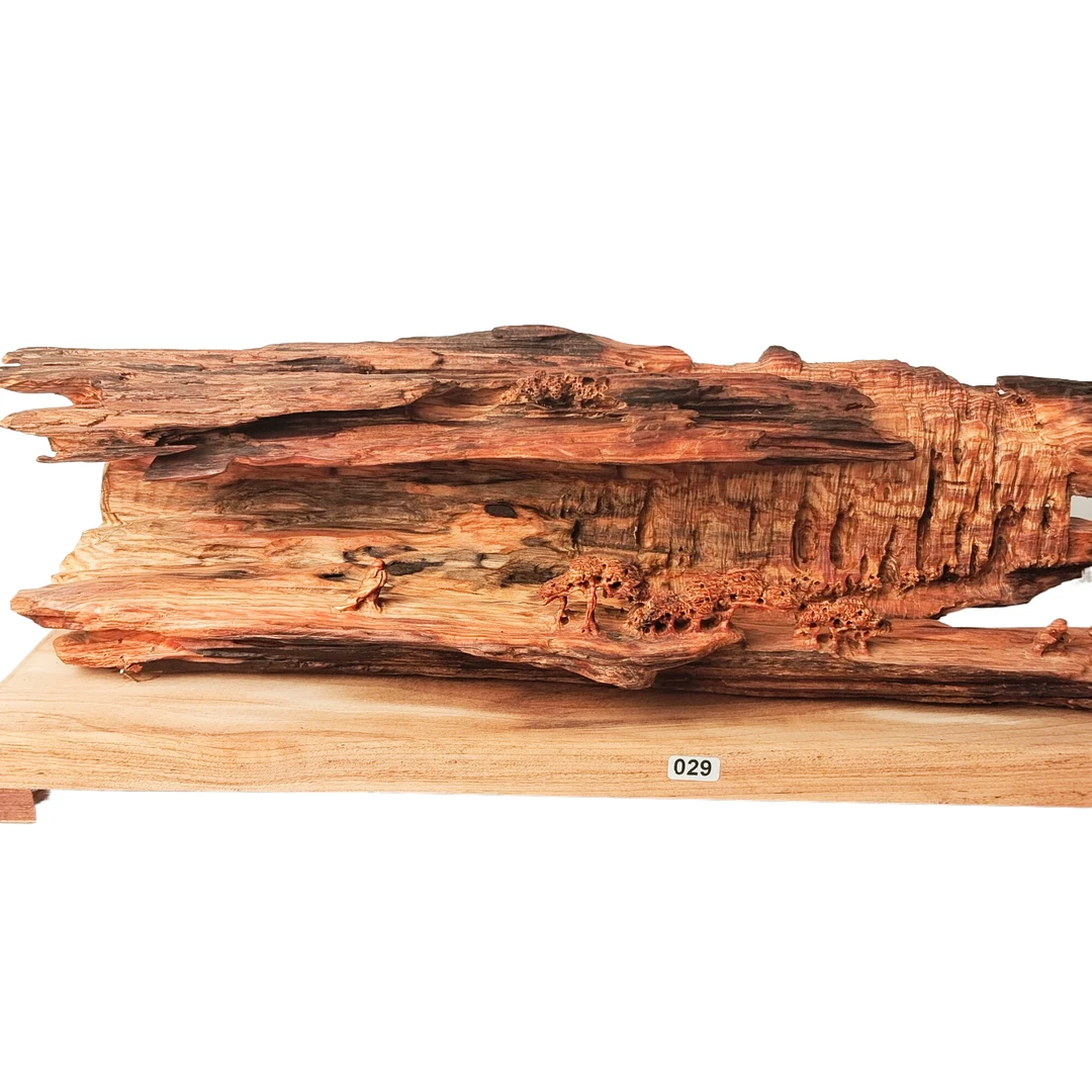 29琥珀木创意手工根雕花果树瀑布家居办公摆件精工制作美化生活