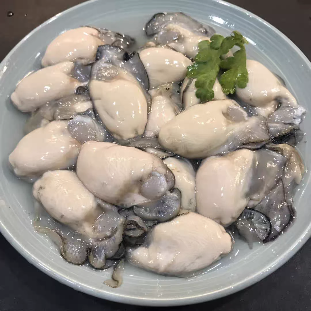新鲜现剥原浆生蚝肉一盒250克（每盒15只左右）到手7盒，连云港发货