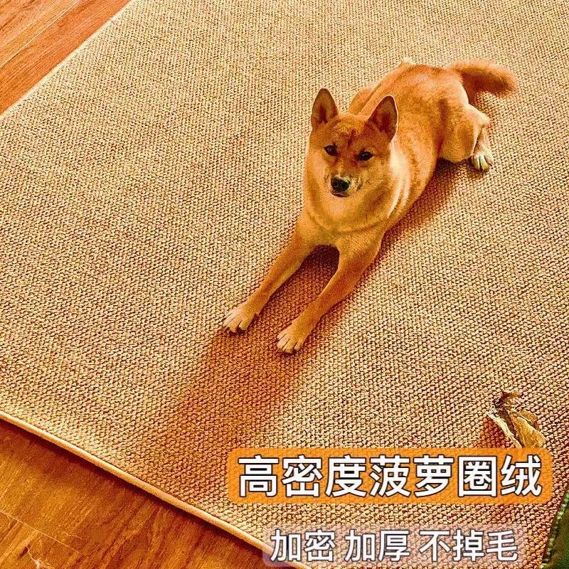 仿剑麻地毯宠物地毯猫抓板耐磨不掉毛剑麻猫抓板多用耐用耐咬