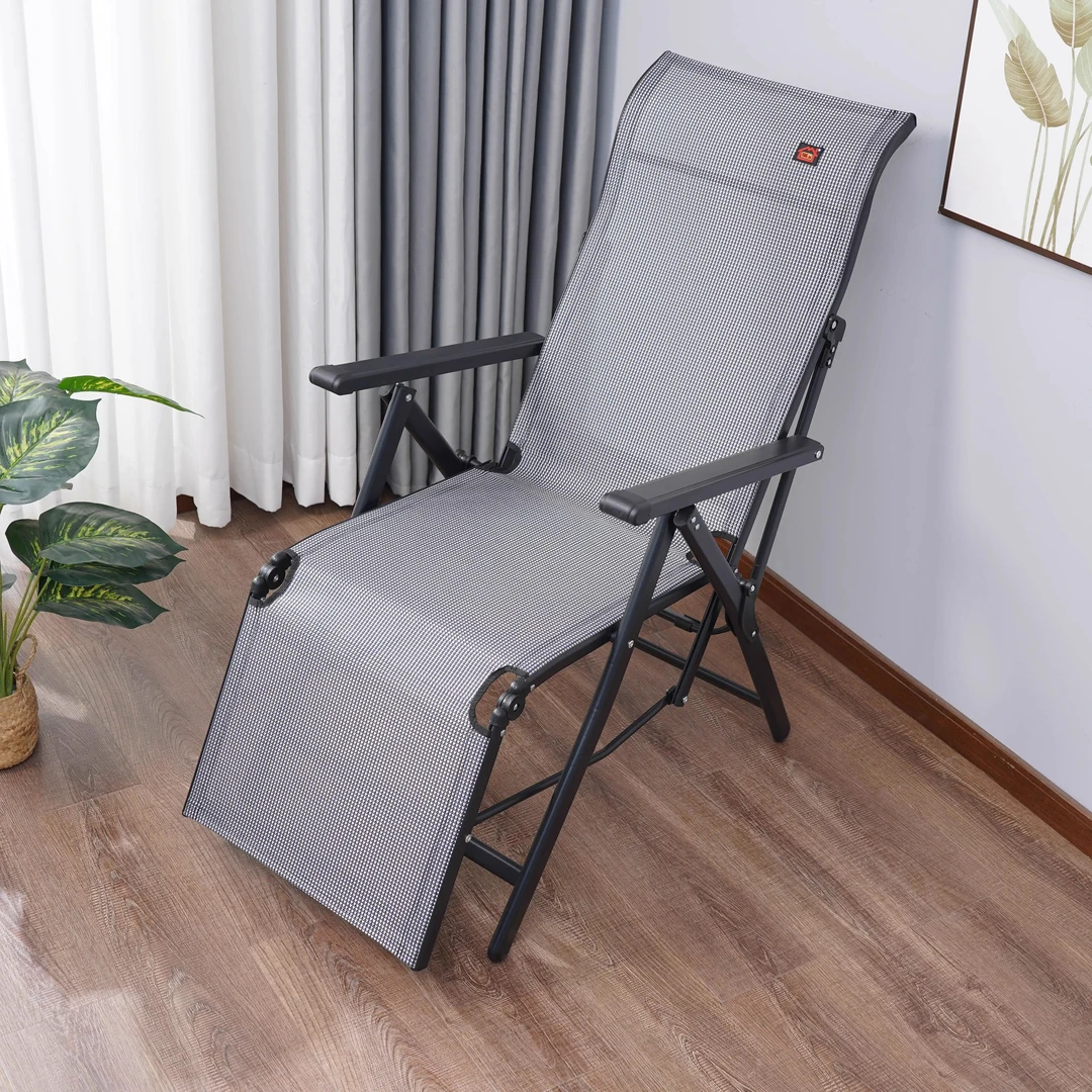 折叠可调节平躺靠背椅阳台午休舒适办公家用宿舍电脑椅庭院户外椅