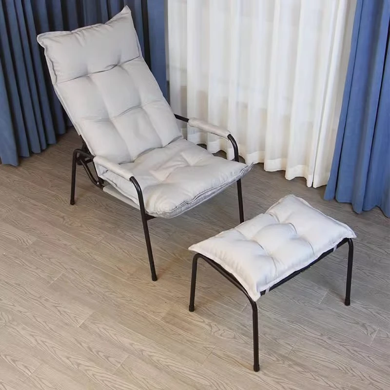 懒人沙发椅阳台家用休闲可躺可睡单人靠背椅卧室书房躺椅单人椅子