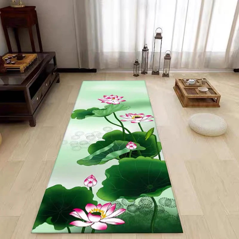 【金钻绒莲花】客厅地毯家用茶几地毯四季拜垫108拜专用防滑地毯垫