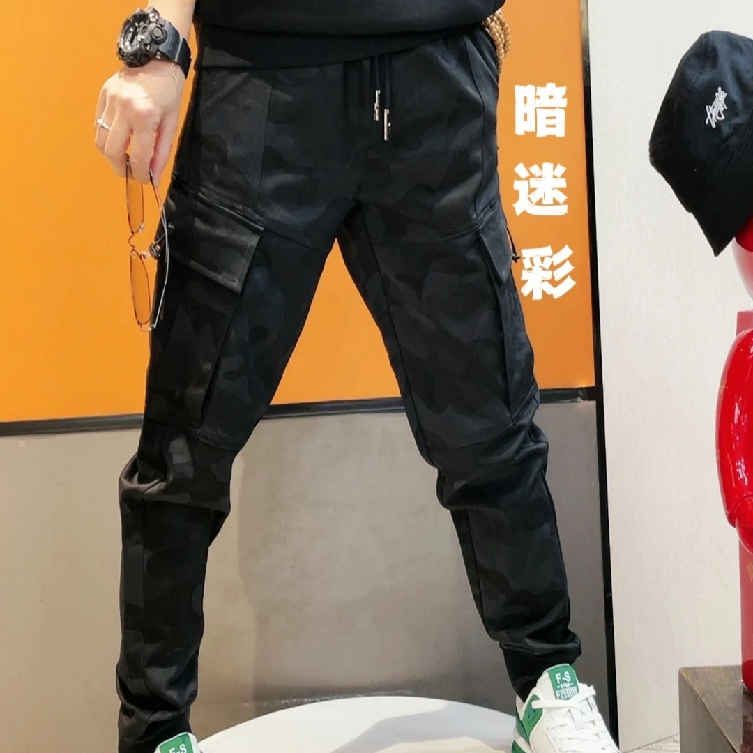 2023年春天新款男士迷彩休闲裤